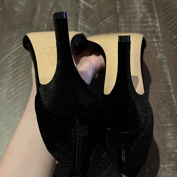 Velvet heels with rhinestones - Picture 8 of 8